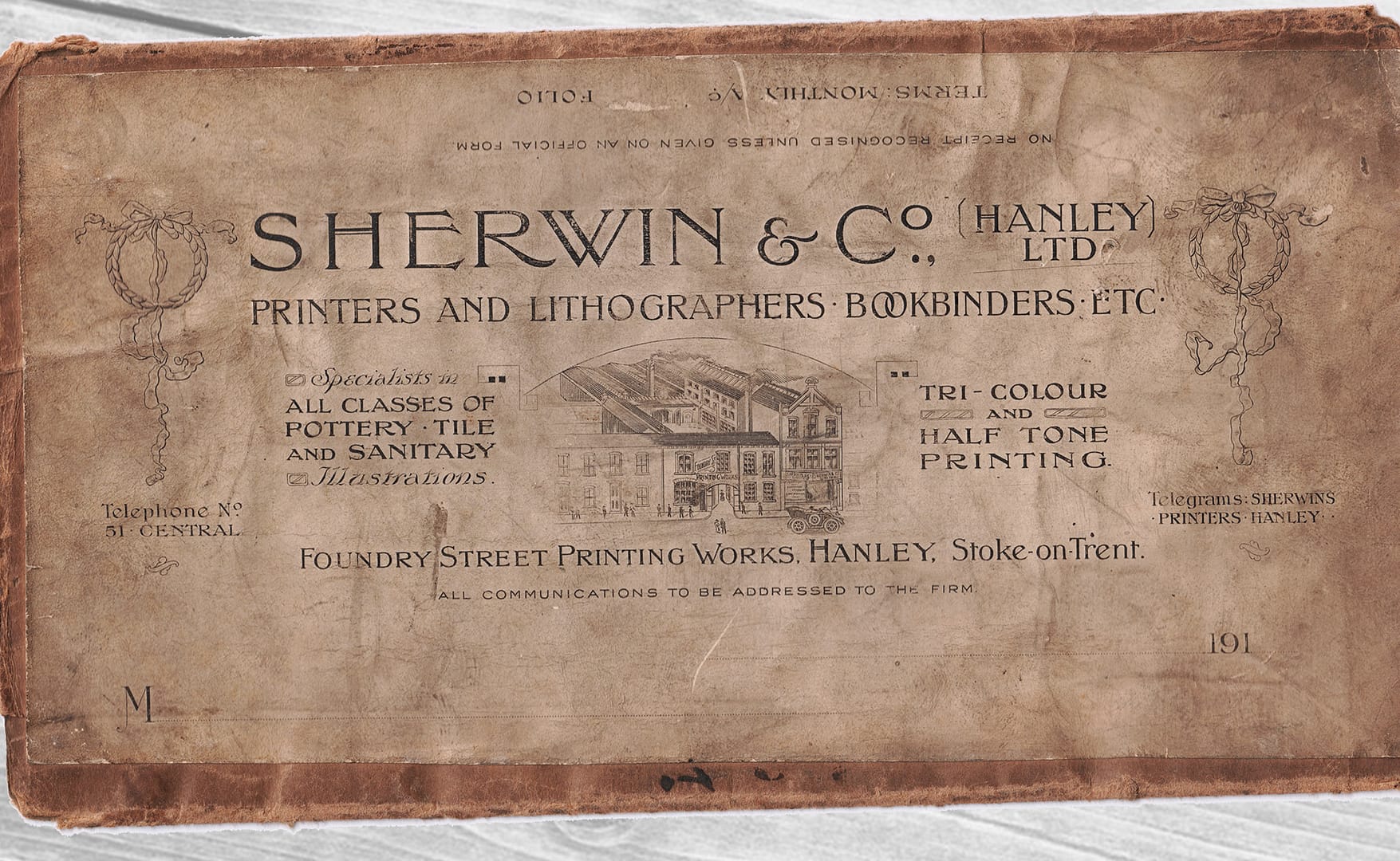 Sherwin Rivers Printers Ltd - Stoke-on-Trent, Staffordshire, Family run printing company for over a century - Sherwin & Co Packaging from the turn of the 19th century