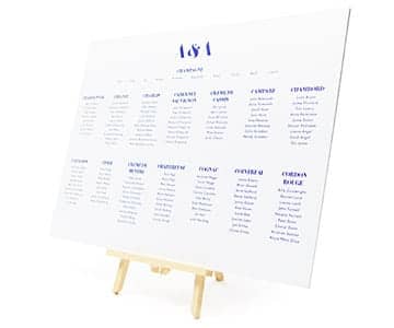 Large Format Print, Stoke-on-Trent, Staffordshire, Wedding Table Planner, Foam Core, Foamex, Foam Board Prints