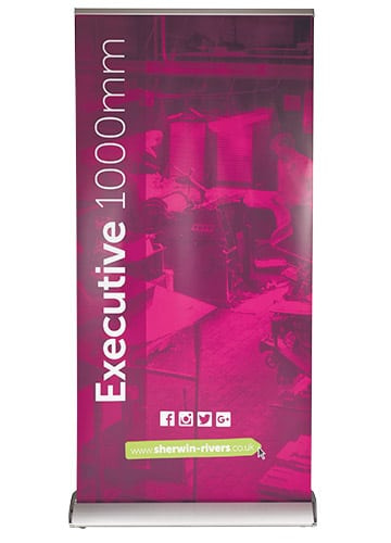 Large Format Print, Stoke-on-Trent, Staffordshire, 1000mm Wide Roller Pop-up Banner - Executive