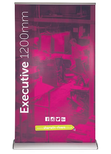 Large Format Print, Stoke-on-Trent, Staffordshire, 1200mm Wide Roller Pop-up Banner - Executive