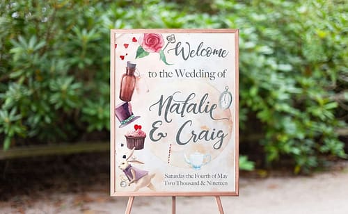 Natalie & Craig – Welcome Sign