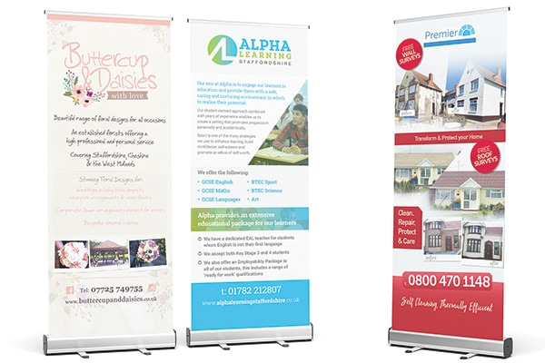 Large Format Print, Stoke-on-trent, Staffordshire, Pull-up Roller Banners